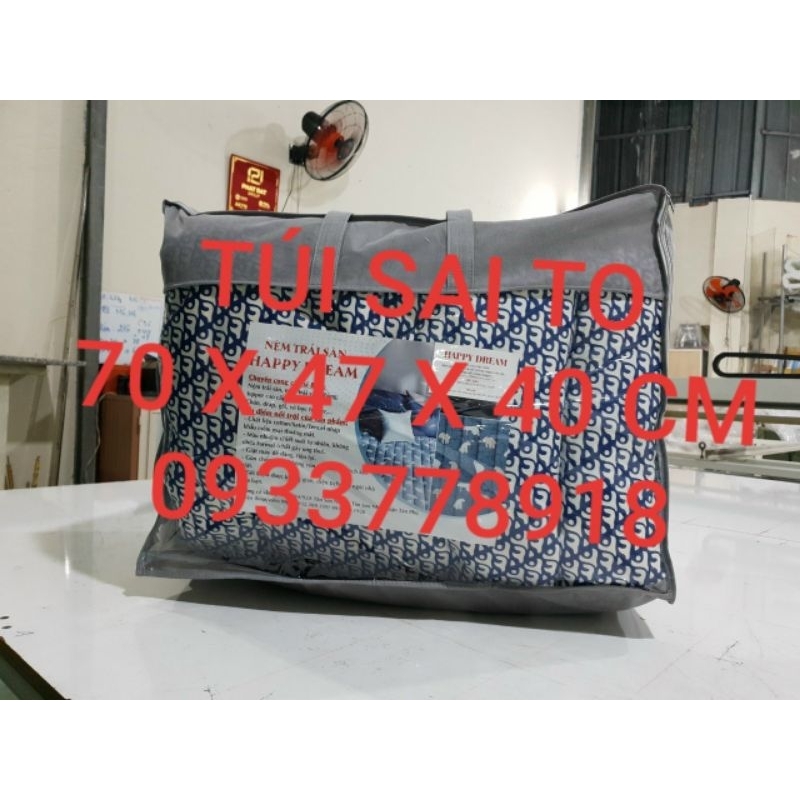 TÚI ĐỰNG CHĂN MỀN GỐI _ NỆM TOPPER . TÚI VẢI KHÔNG DỆT. KT 70 X 47 X 40CM