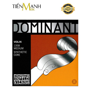 Dây Đàn Violin Thomastik-Infeld Dominant 135B Synthetic Core Medium Gauge Full Set 4/4 Strings