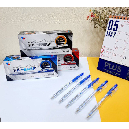 Bút bi bấm Thiên Long TL-027  màu đen