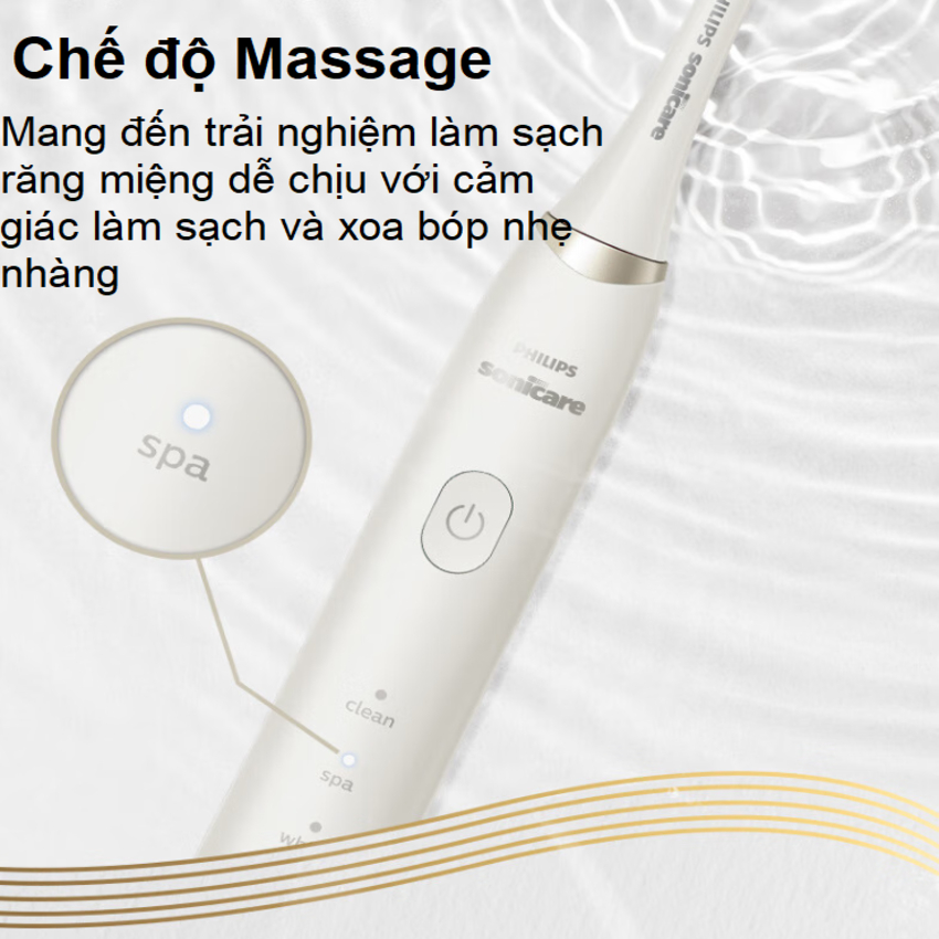 Bàn chải đánh răng điện Philips Sonicare HX2491/01 Serial 3900 tích 2 đầu bàn chải- HÀNG CHÍNH HÃNG