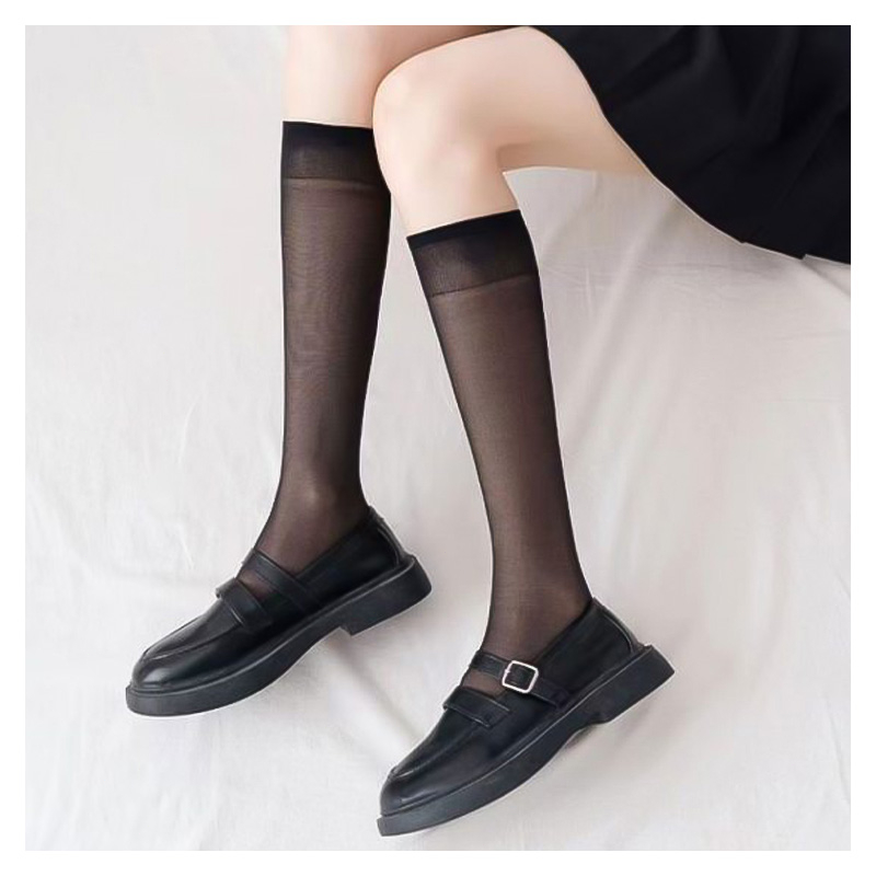 Beautycoco🍊 Tất, vớ mỏng tới bắp chân 42cm thoáng mát dành cho mùa hè, cosplay Gợi Cảm Cho Nữ