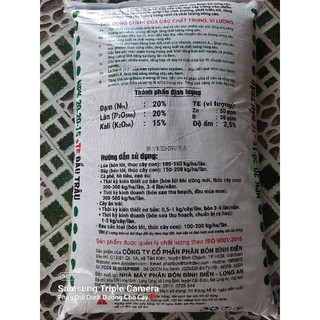 Phân Bón Đầu Trâu NPK 20 20 15 TE (1kg)