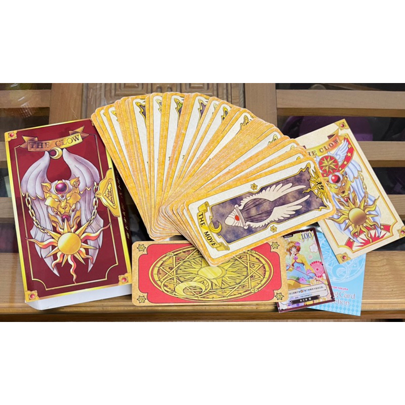 Bài clow sakura mầu nâu gồm 56 quan bài/ lá bài sakura clow hồng