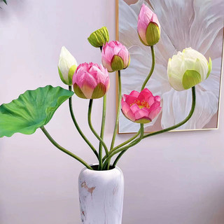 Hoa sen giả - BÔNG SEN QUAN ÂM chất liệu bằng lụa đẹp cao cấp - hàng loại 1 Yumi Shop YM107