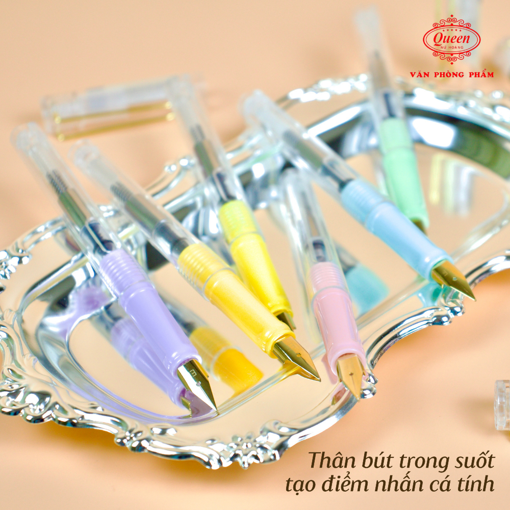 Bút máy ngòi trơn Queen FP-17-1 nét EF