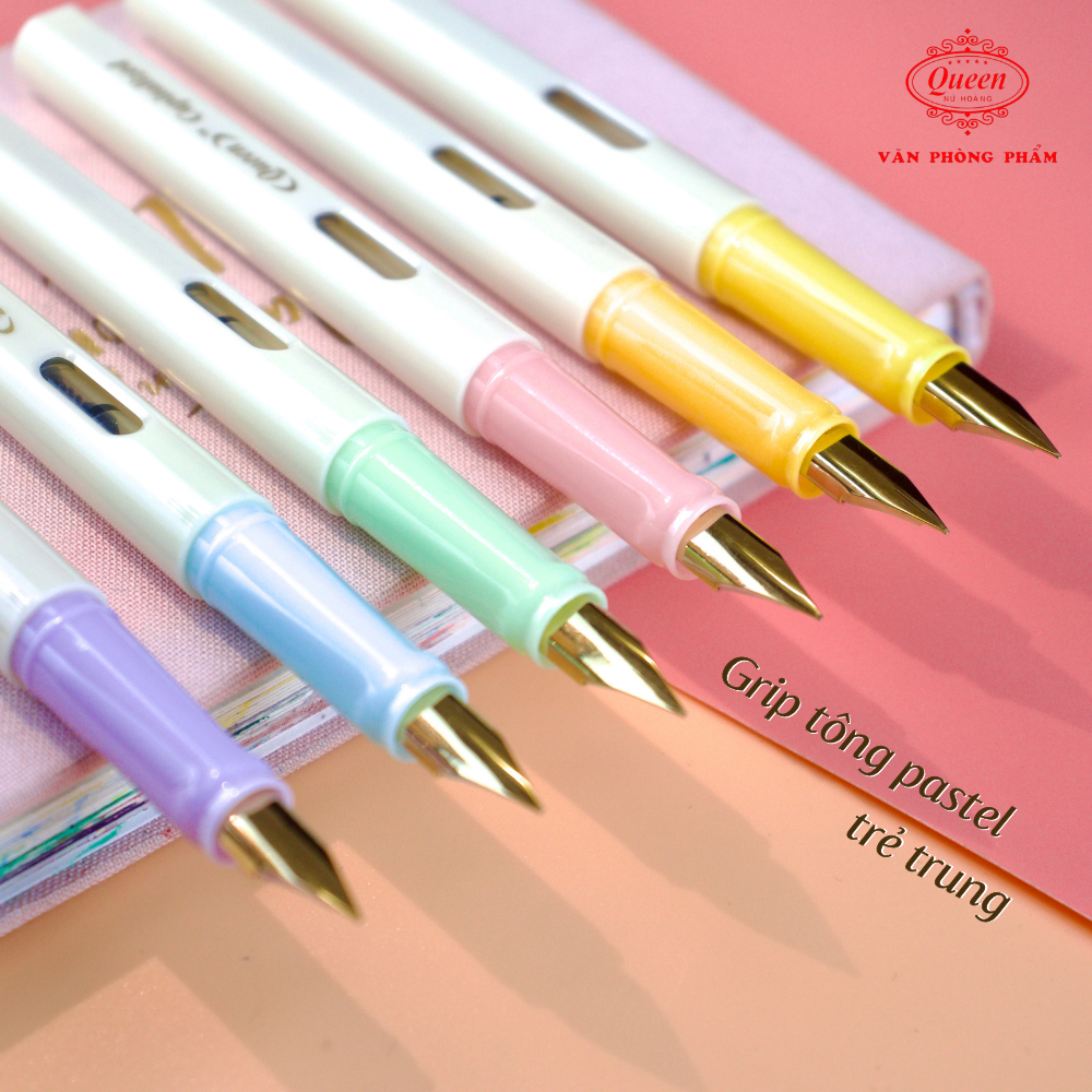 Bút máy ngòi nét thanh đậm Queen FP17-2