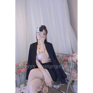 set Vest chân váy công sở