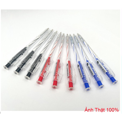 Bút bi bấm Thiên Long TL-027  màu đen