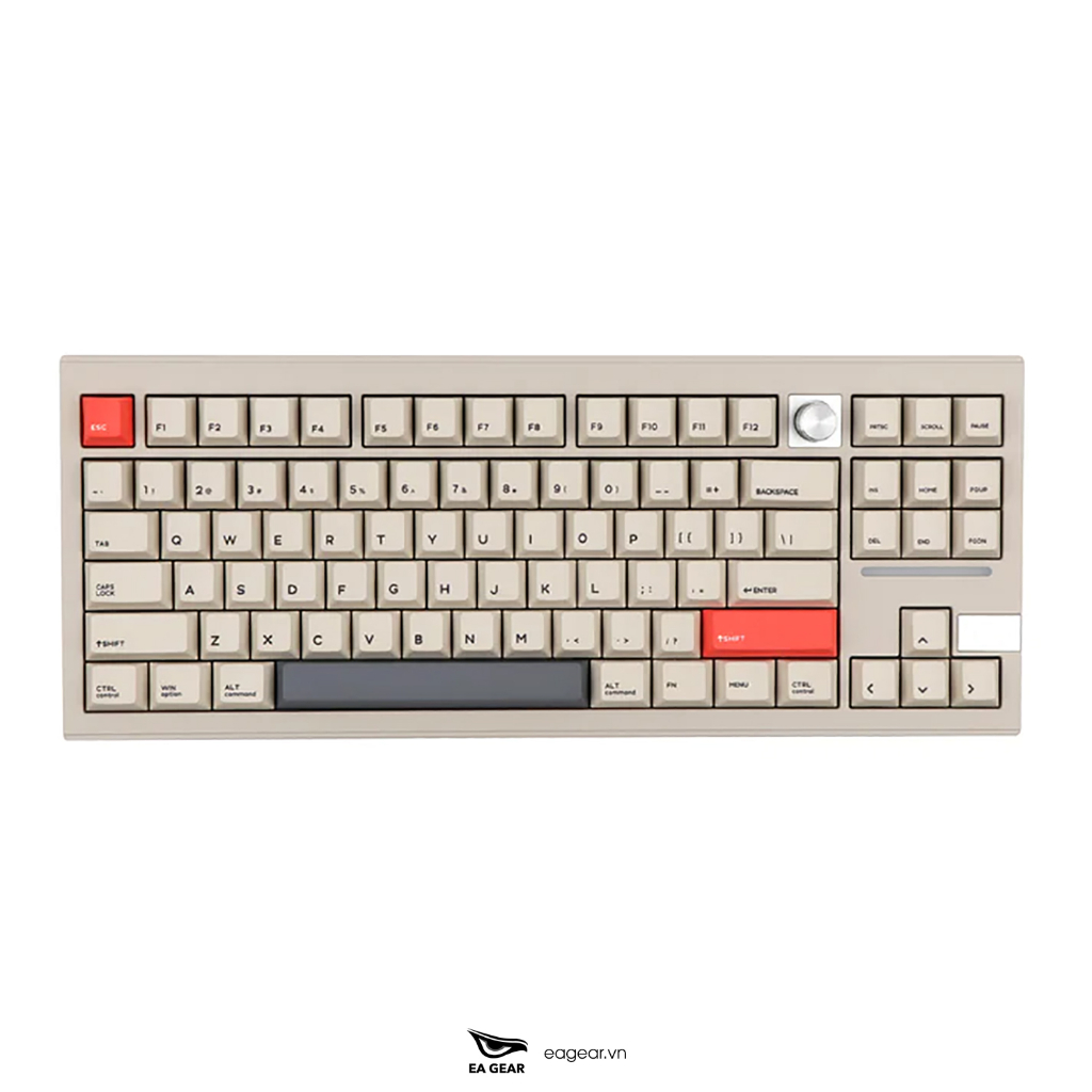 Bàn Phím Cơ Cidoo V87 3 Modes Hotswap Full Nhôm CNC Gasket Mount - EA Gear