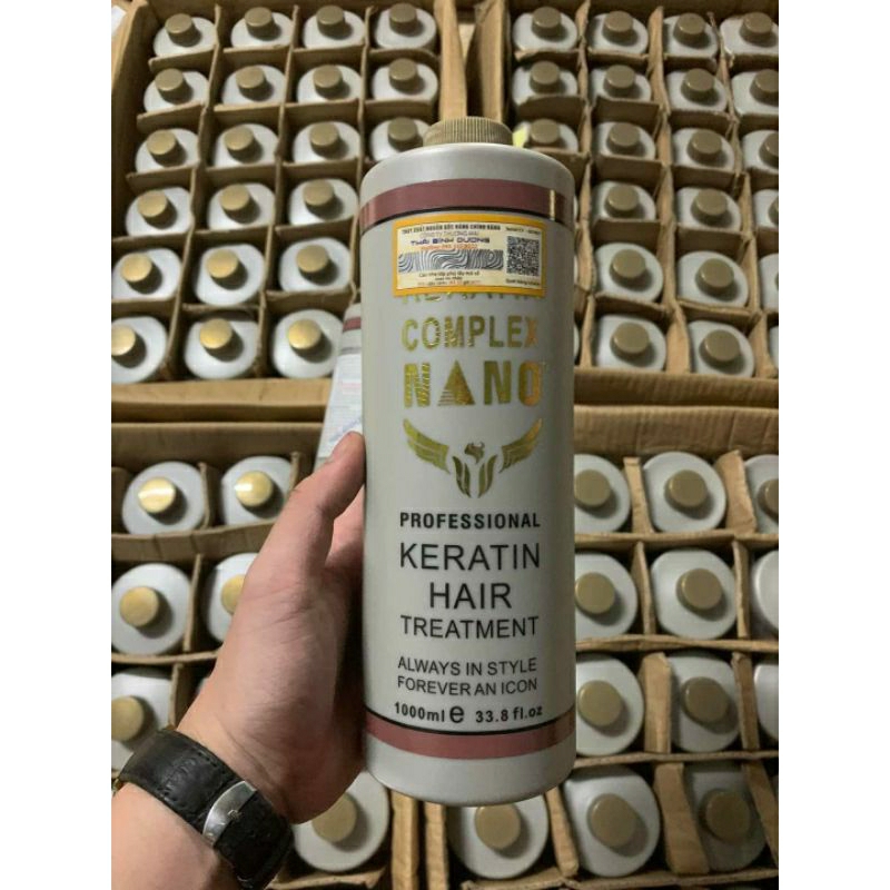 KERATIN NANO HẤP PHỤC HỒI TÓC CHAI 1000ML