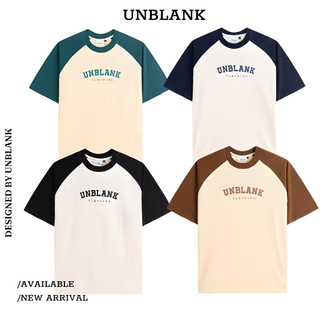 Áo phông raglan in chữ local brand Unblank cotton 100% dày dặn basic form rộng oversize