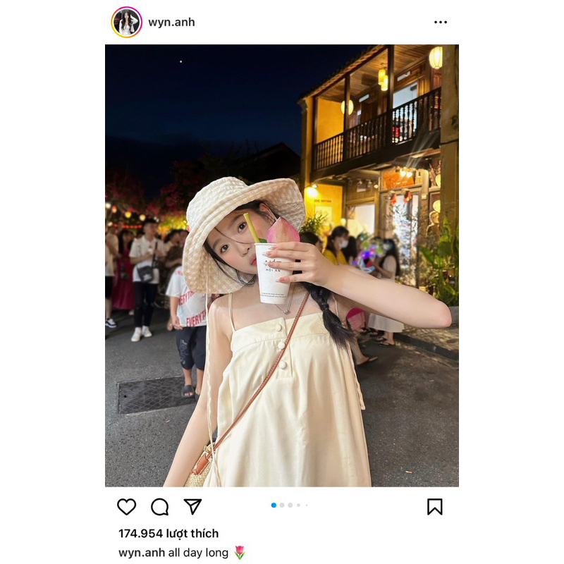 Mũ rộng vành kẻ caro thời trang nữ mũ Hà Thi