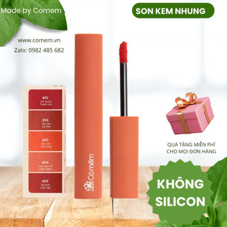 Son kem nhung lì mượt không silicone cỏ mềm màu đẹp an toàn cho mẹ bầu