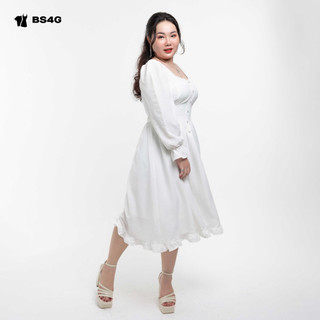 ĐẦM MIDI XỐP BIGSIZE - DA076