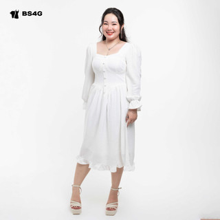 ĐẦM MIDI XỐP BIGSIZE - DA076