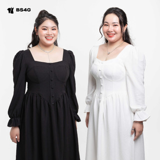 ĐẦM MIDI XỐP BIGSIZE - DA076