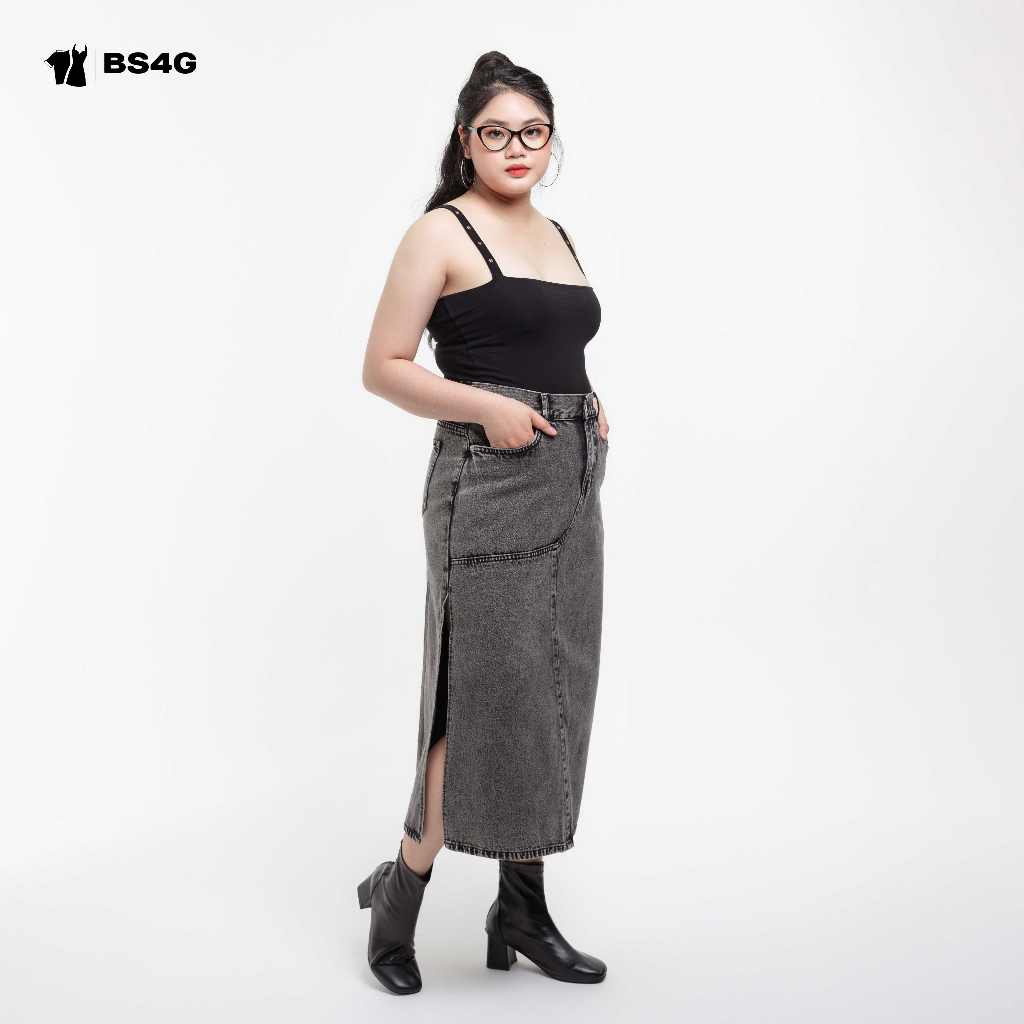 CHÂN VÁY XÁM BIGSIZE