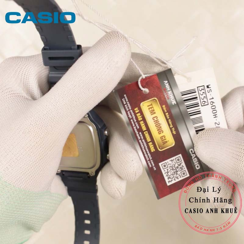 Đồng hồ đeo tay Casio nam WS-1600H-2AV chính hãng