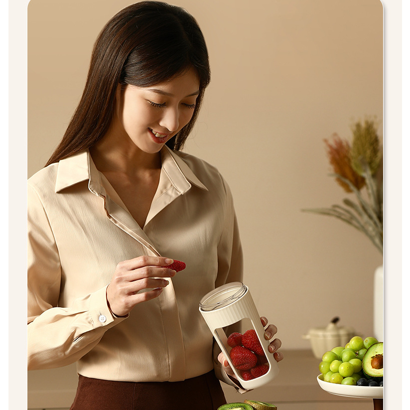 Máy xay sinh tố mini Ceool, máy xay cầm tay xay được đá, chính hãng dung tích 340ml