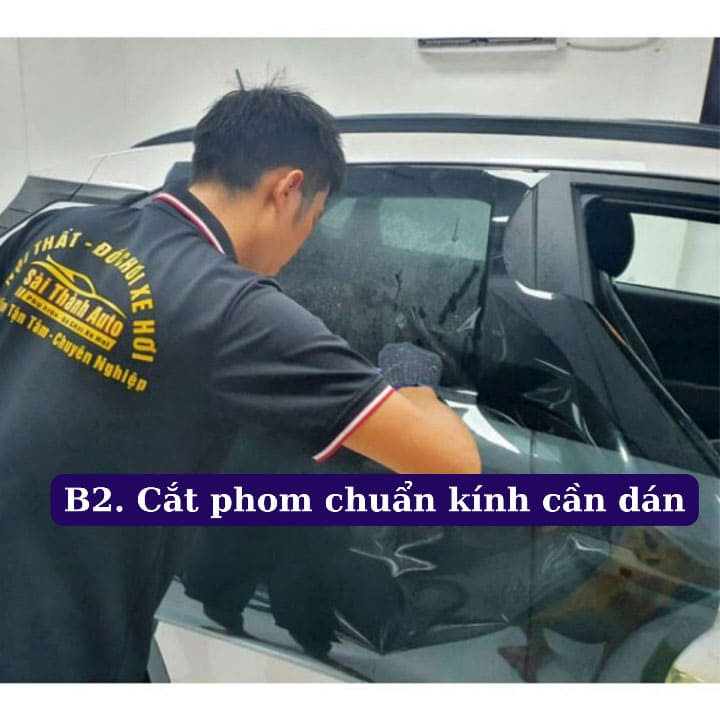 Film cách nhiệt ô tô 3M màu đen khói dán cửa kính ô tô chống nắng, Film cách nhiệt 3M dán kính chống nhìn trộm
