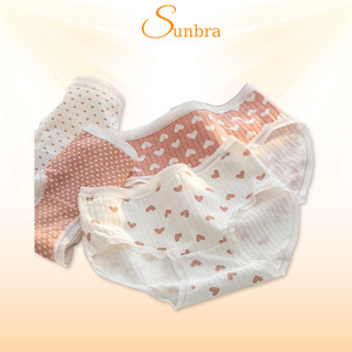 Quần Lót Nữ Cotton Họa Tiết Dễ Thương Viền Bèo Thoáng Mát Tôn Dáng SUNBRA Q19-Q39