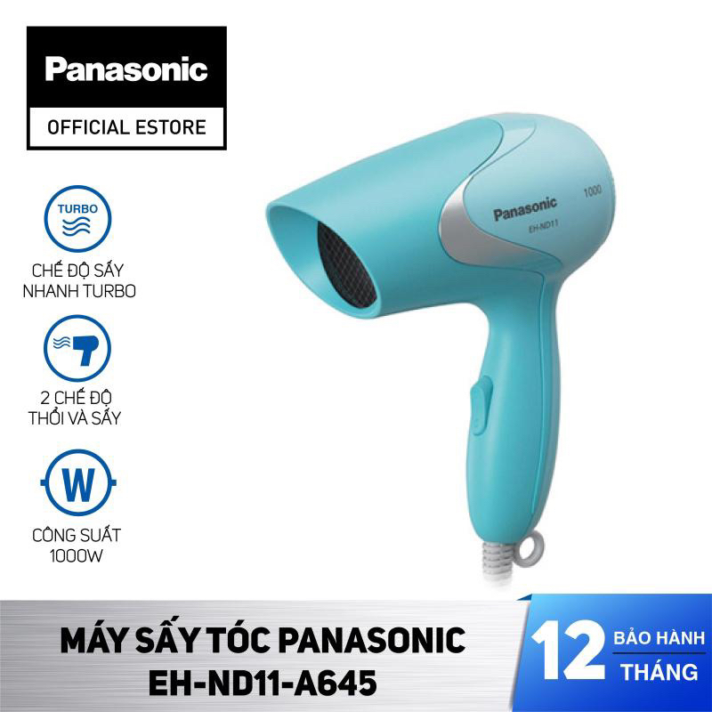⚡️Máy Sấy Tóc Panasonic EH-ND11- Công Suất 1000w Cho Luồng Gió Mạnh Giúp Tóc Nhanh Khô-Bảo Hành 12 Tháng