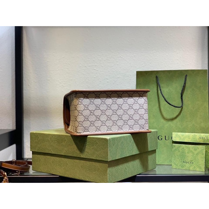 Túi quai xách Gucci mini horsebit 1955 bản super 23,5cm fullbox