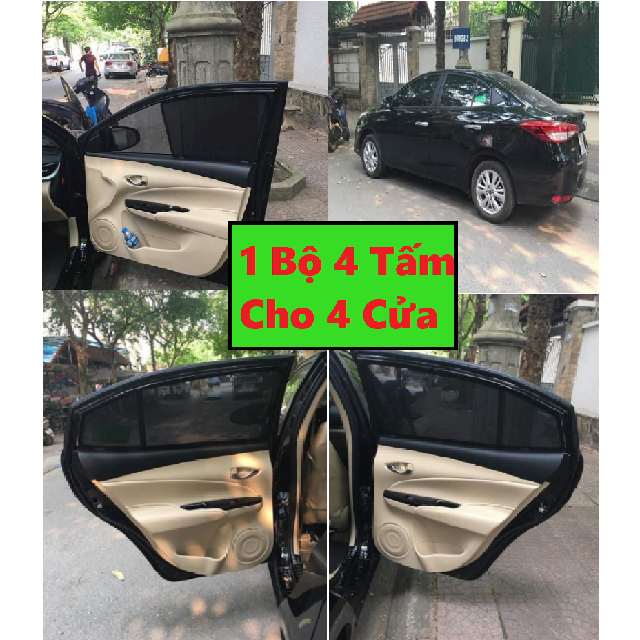 Rèm che nắng xe Huyndai Accent 2023-2018 có nam châm hút cao cấp - Giá 1 bộ
