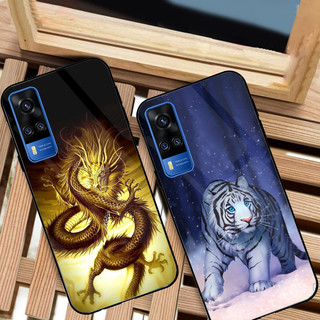Ốp Lưng VIVO Y51 2020, Y53S, Y72 5G Mặt kính cường cao cấp, sáng bóng, Thiết kế độc quyền