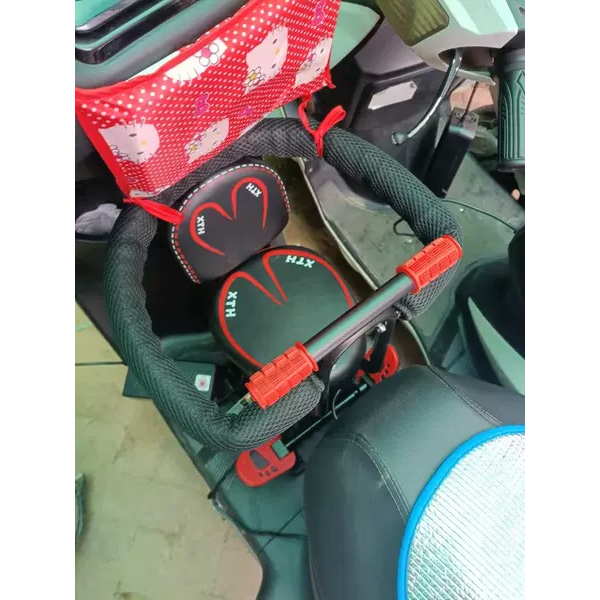 Ghế Ngồi Xe Máy Cho Bé Ngồi Trước Xe Ga, Xe Điện Chở Bé Đi An Toàn Phù Hợp Vision, SH, Lead, Vespa Chống Rung Va Đập