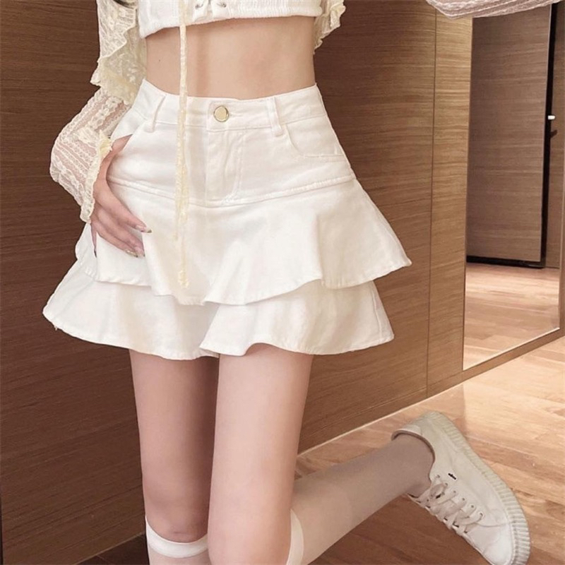 Chân váy xoè chất kaki co giãn loại 1 cho bé size từ 8-30kg
