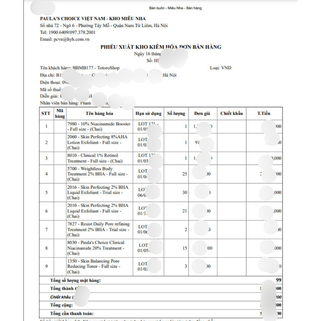 Kem dưỡng thể làm sáng da chứa 10% AHA Paula's Choice Skin Revealing Body Lotion 10% AHA 210ml 5900