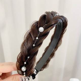 Bờm Tóc Nữ Thắt Bính Ngọc Trắng siêu dễ thương