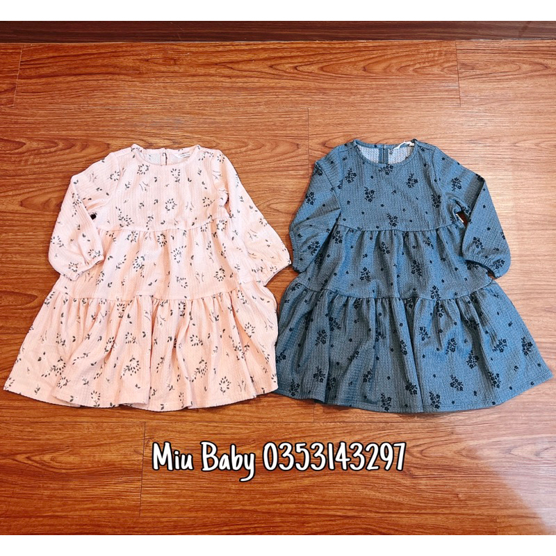 Váy babydoll bé gái 2 màu GJ xuất