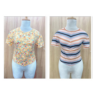 Áo kiểu croptop Belle
