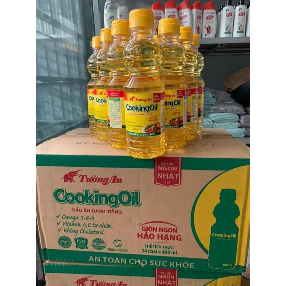 Dầu ăn Cooking oil Tường An Chai 400ml