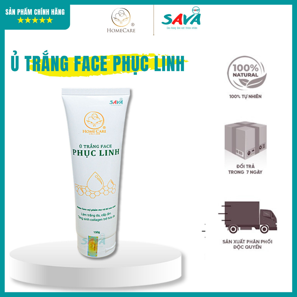 Kem Ủ Trắng Face Phục Linh HOMECARE Hỗ Trợ Mờ Thâm, Bật Tone, Căng Bóng Mịn Màng