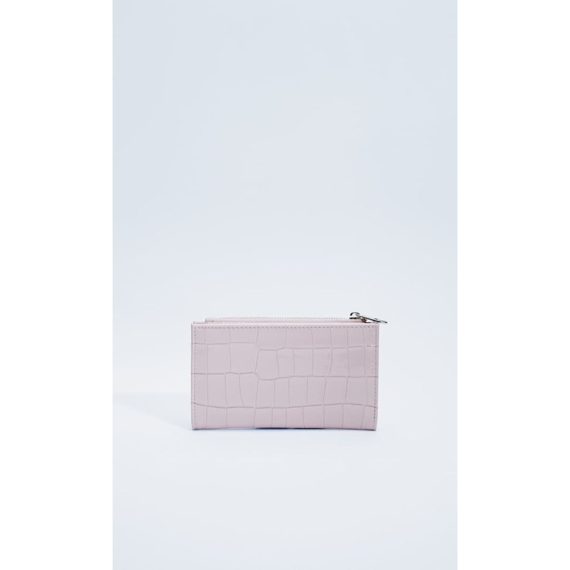 Ví Đựng Thẻ Stra Nhiều Ngăn Màu Phấn Nhạt