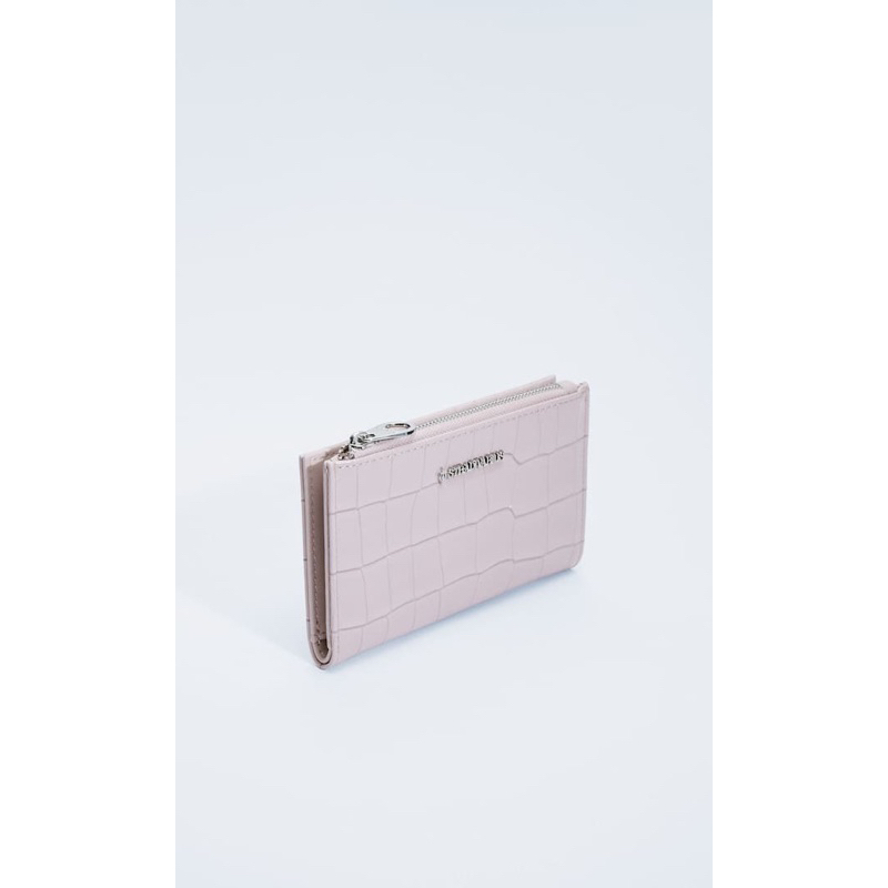 Ví Đựng Thẻ Stra Nhiều Ngăn Màu Phấn Nhạt