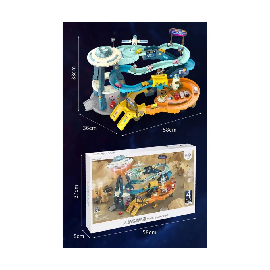 Bộ Đồ Chơi Đường Đua Vũ Trụ, Xe hơi quỹ đạo căn cứ sao Hỏa mới Đột phá cuộc phiêu lưu lớn