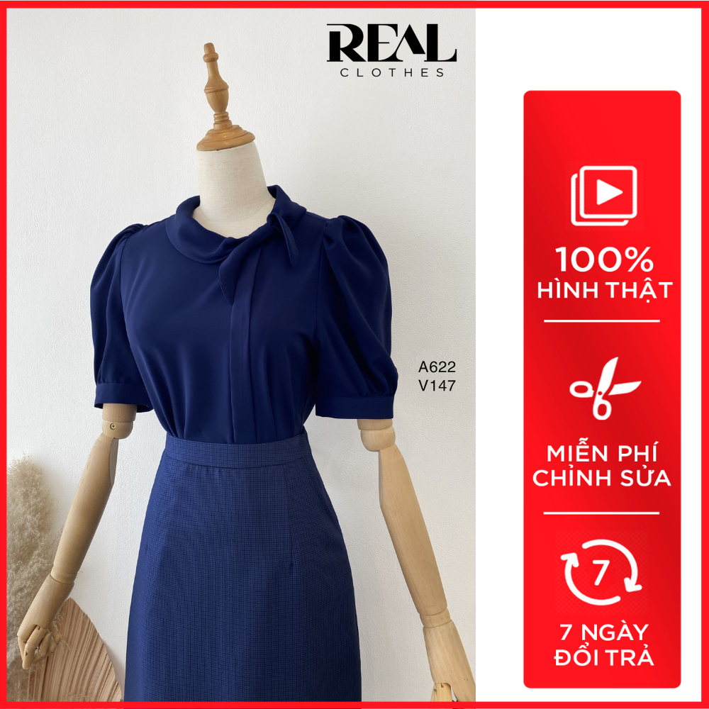 Áo clara xanh _ REAL