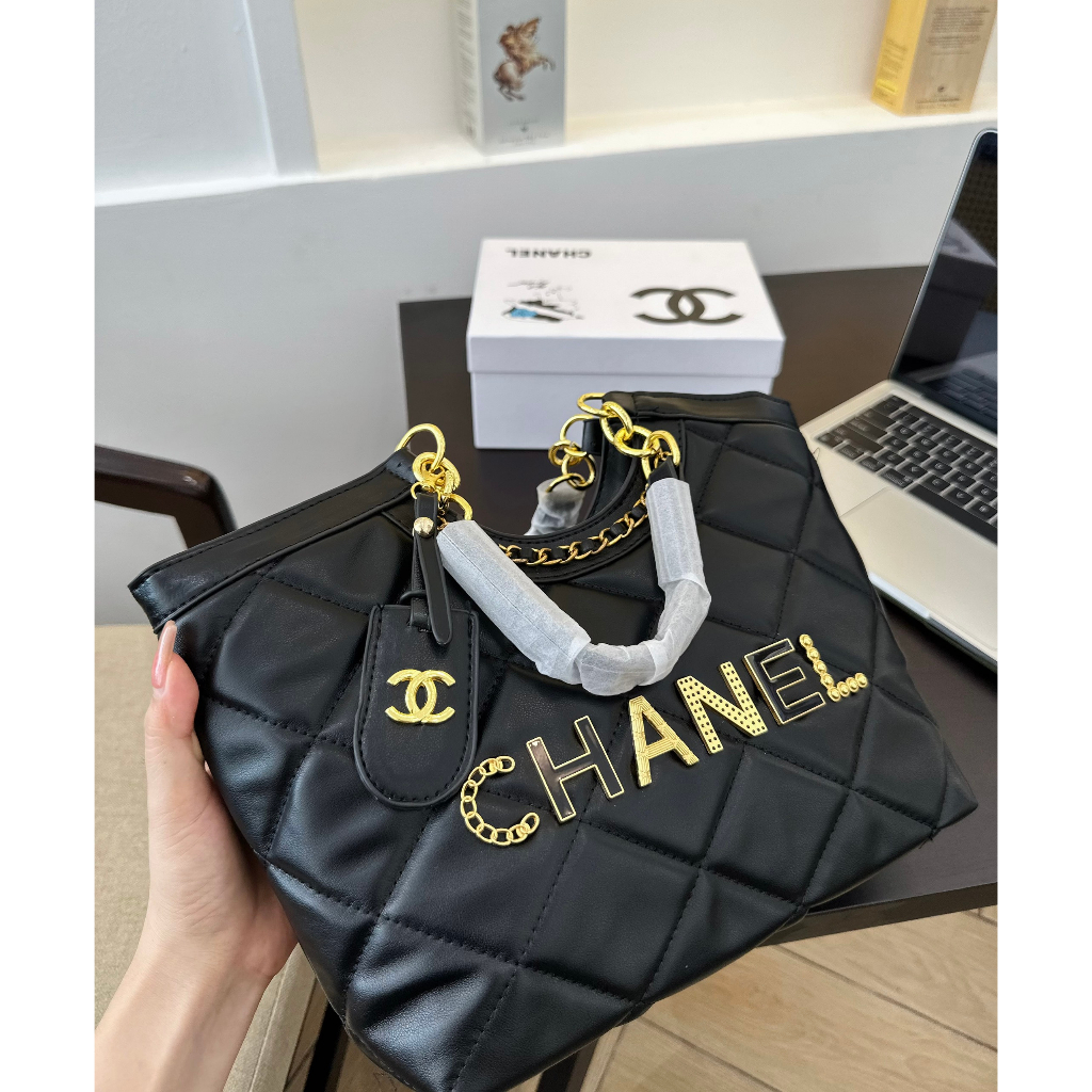 Túi xách chà neoo viền xích big size vừa laptop size 28