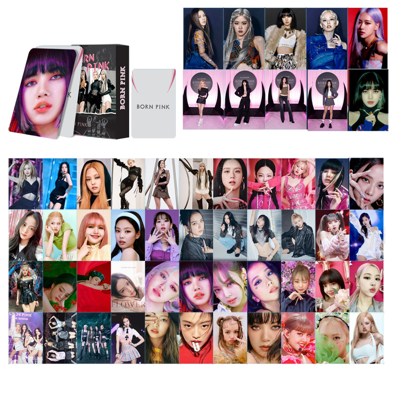 Bộ 55, 50 Lomo Photo Card Thần Tượng KPop Blackpink, Aespa,  I-DLE, IVE, Twice, Seventeen, NowJeans, Stray Kids, TXT