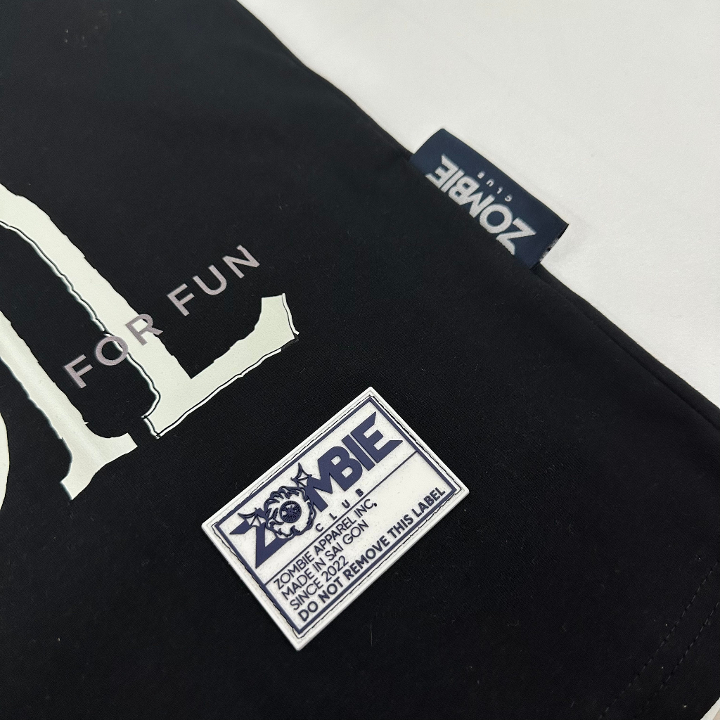Áo thun Zombie Club x PAMIN ZOMBIE vải thun cotton định lượng 250gsm ZB004