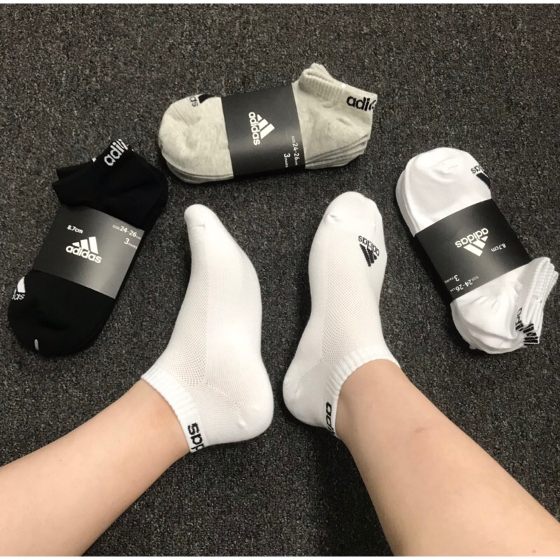 Set 5 Đôi Tất Nam Nữ ADIDAS Thông Hơi Kháng Khuẩn Chống Hôi Chân