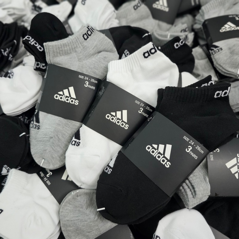 Set 5 Đôi Tất Nam Nữ ADIDAS Thông Hơi Kháng Khuẩn Chống Hôi Chân