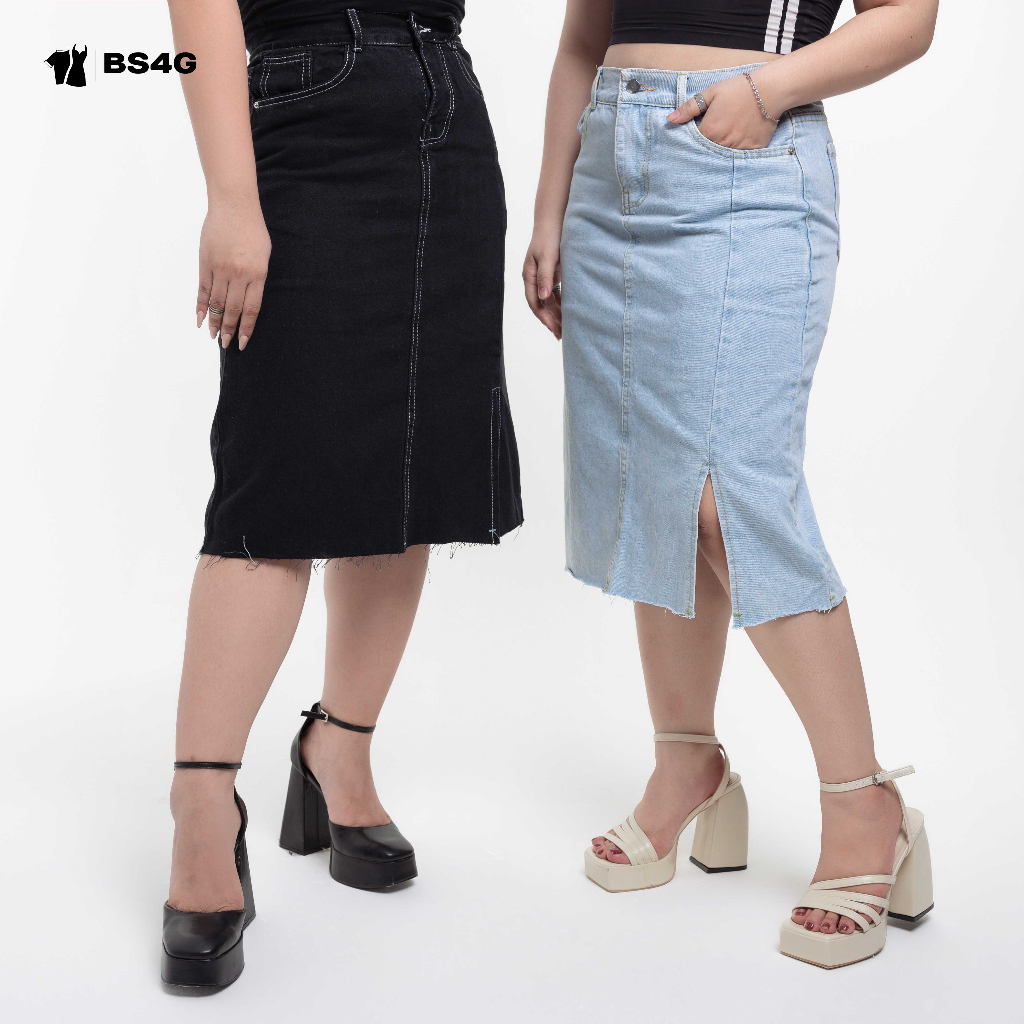 CHÂN VÁY JEANS DÀI BIGSIZE