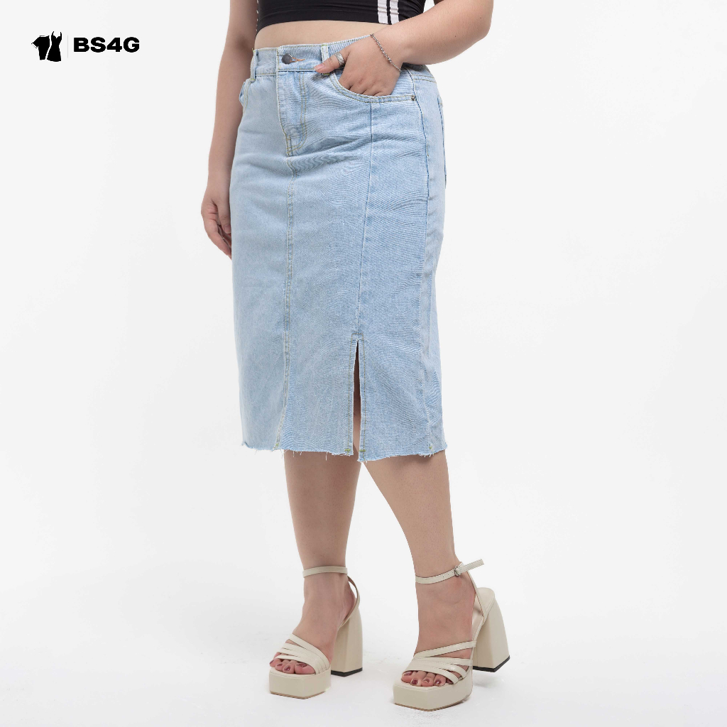 CHÂN VÁY JEANS DÀI BIGSIZE