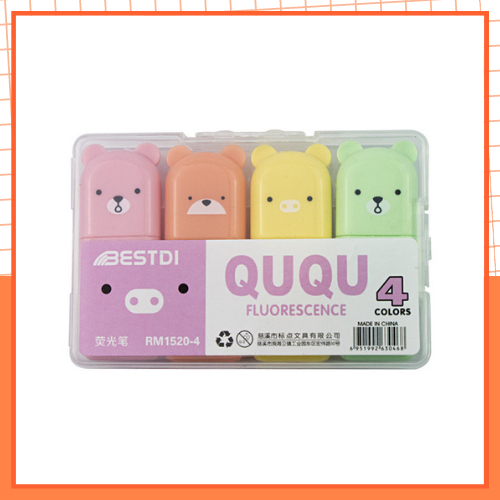 Set Bút Highlight Mini Màu Macaron, Bút Dạ Quang Dễ Thương