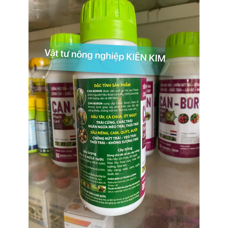 CANXI BO nhập khẩu HÀ LAN  chống méo trái, nứt trái, sượng trái, chắc trái, lên màu đẹp